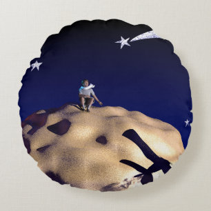 DAS KLEINE PRINCE Digital Art Round Kissen