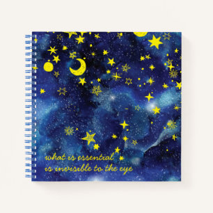 Das kleine Prince Quote and Stars-Notebook Notizbuch