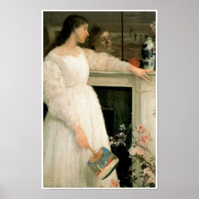 Das kleine weiße Mädchen; Symphonie in Weiß, Nr. 2 Poster (Vorne)