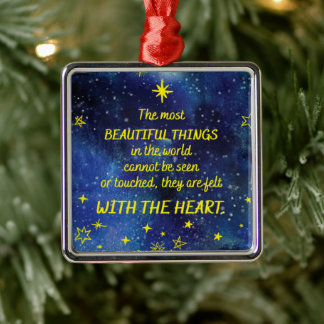 Das kleine Zitat und die Sterne des Prinzen Ornament Aus Metall