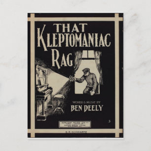 Das Kleptomaniac Rag Postkarte
