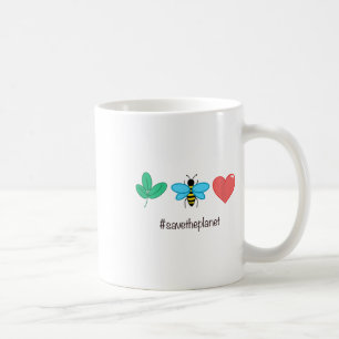 Das Klima des Umweltschutzes retten P Kaffeetasse