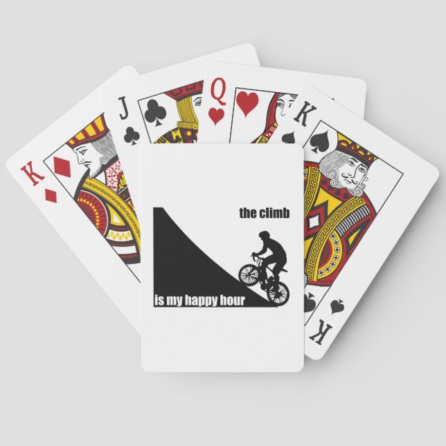 Das Klima ist meine glückliche Stunde Spielkarten (Rückseite)