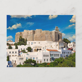 Das Kloster des heiligen Johannes auf Patmos, Grie Postkarte