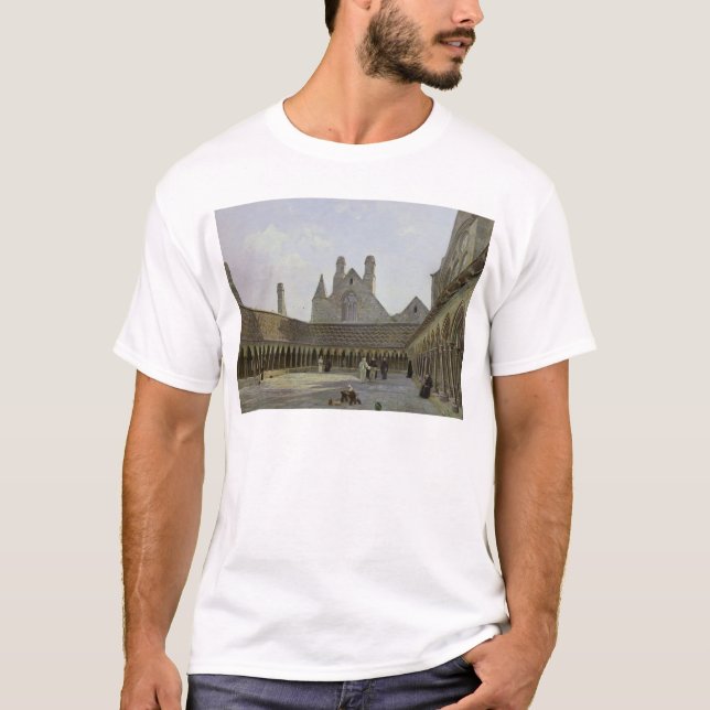 Das Kloster von Mont Saint-Michel T-Shirt (Vorderseite)
