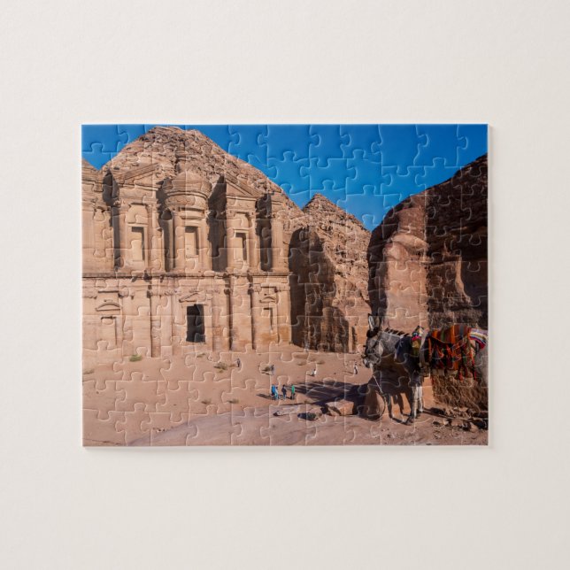 Das Kloster von Petra Puzzle (Horizontal)