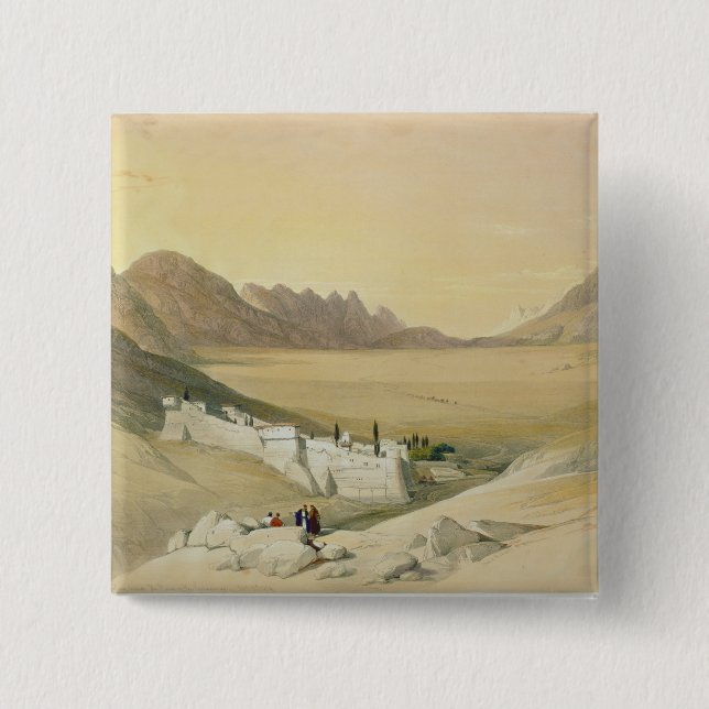 Das Kloster von St. Catherine, Berg Sinai Button (Vorderseite)