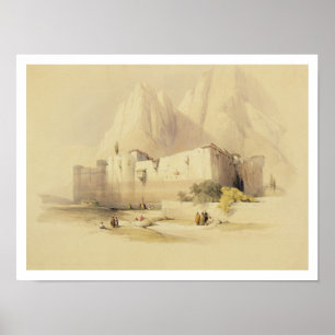 Das Kloster von St. Catherine, Berg Sinai, Februar Poster