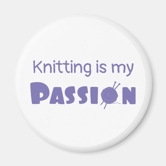 Das Knittern ist meine Leidenschaft Magnet (Vorne)