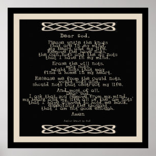 Das knusprige Gebet-Poster Poster