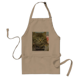 Das Kochen der Katze! Schürze