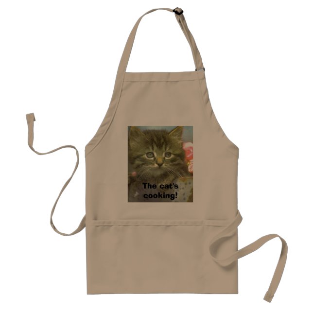 Das Kochen der Katze! Schürze (Vorne)