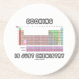 Das Kochen ist gerade Chemie (Periodensystem) Getränkeuntersetzer