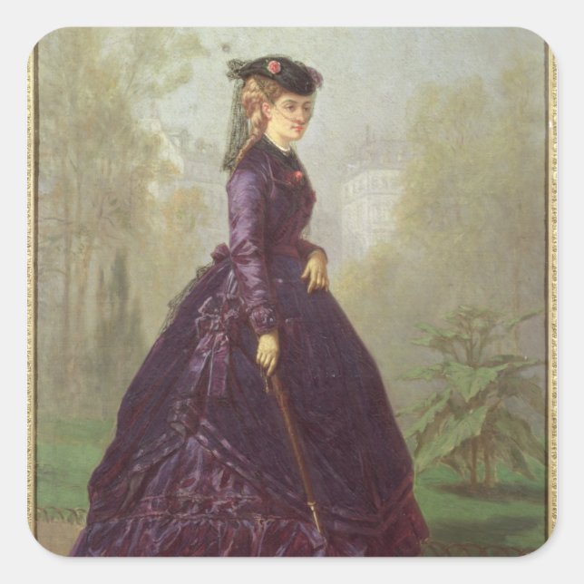 Das Kokodett, 1867 Quadratischer Aufkleber (Vorderseite)