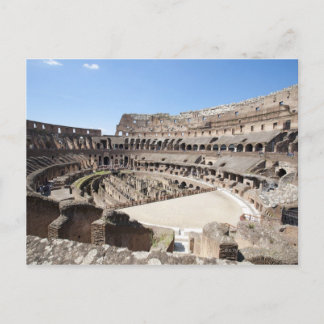 Das Kolosseum befindet sich in Rom, Italien. Die 3 Postkarte