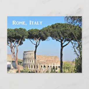 Das Kolosseum in Rom, Italien Postkarte
