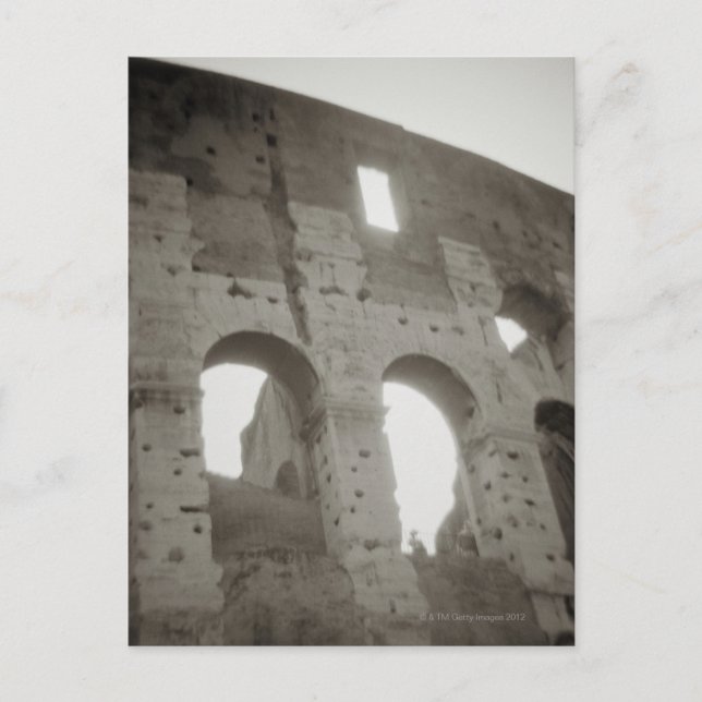 Das Kolosseum in Rom, Italien Postkarte (Vorderseite)