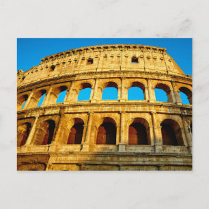 Das Kolosseum in Rom, Italien Postkarte