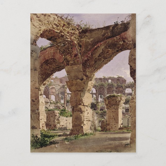 Das Kolosseum, Rom, 1835 Postkarte (Vorderseite)