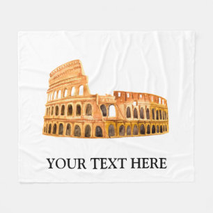 Das Kolosseum Rom, Italien Personalisiertes Design Fleecedecke