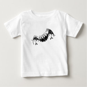Das komische Monsterreptil zeichne Baby T-shirt