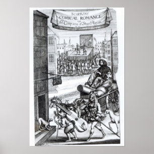 Das komische Romance durch Paul Scarron Poster