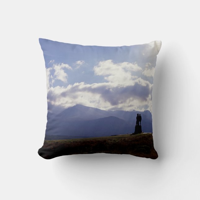 Das Kommando Monument Schottland Kissen (Vorderseite)