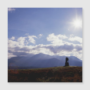 Das Kommando Monument Schottland Magnetkarte