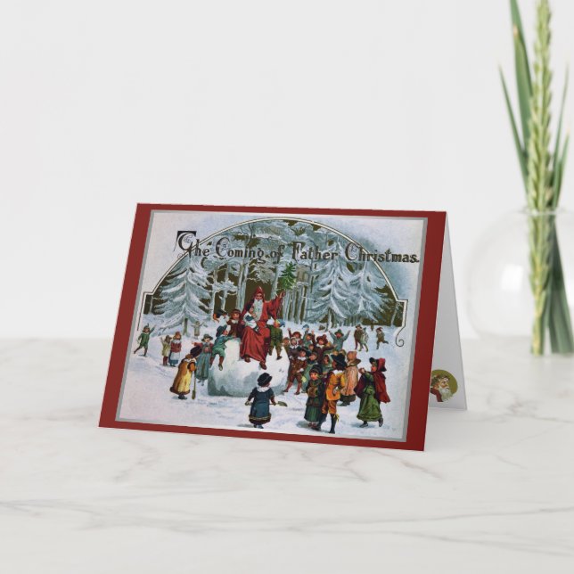 Das Kommen des Vaters zu Weihnachten (Vorderseite)