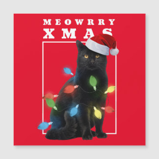 DAS KOMMEN VON WEIHNACHTSMANN MAGNETKARTE