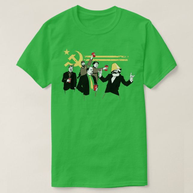 Das kommunistische Party jeder Farbe T-Shirt (Design vorne)