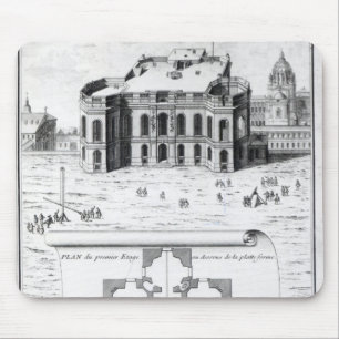 Das königliche Observatorium in Paris, 1741 Mousepad