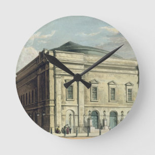 Das königliche Theater, Drury Weg, in London, Runde Wanduhr