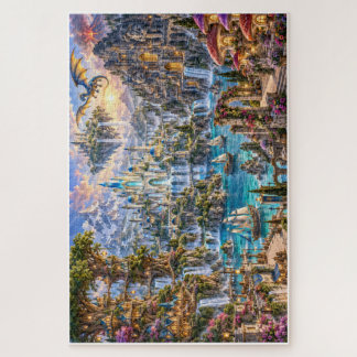 Das Königreich der magischen Städte – Fantasiewelt Puzzle