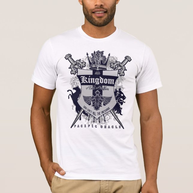 Das Königreich innerhalb (Blau) T-Shirt (Vorderseite)