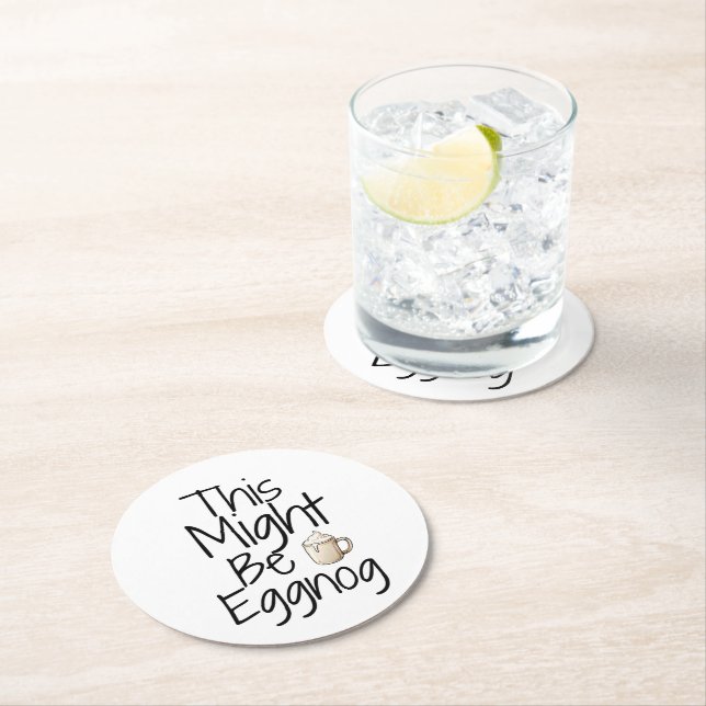 Das könnte ein tolles Urlaubsdesign sein Runder Pappuntersetzer (Vor Ort)