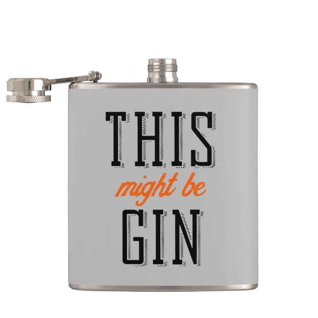 Das könnte Gin sein Flachmann (Geöffnet)
