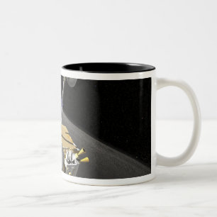 Das Konzept 10 des Künstlers Zweifarbige Tasse