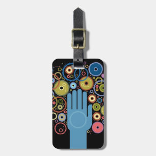 Das Konzept der Bewegung Gepäckanhänger