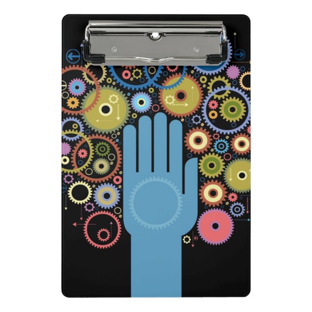 Das Konzept der Bewegung Mini Klemmbrett (Vorderseite)