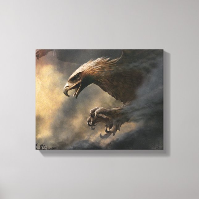 Das Konzept der Großen Adler Leinwanddruck (Vorderseite)