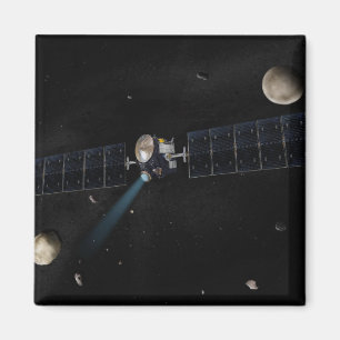 Das Konzept der Raumsonde der Morgendämmerung Magnet