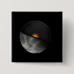 Das Konzept des Künstlers, das einen möglichen Button