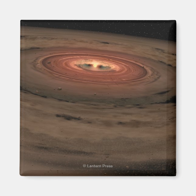 Das Konzept des Künstlers Mini-Sonnensystem in der Magnet (Vorne)