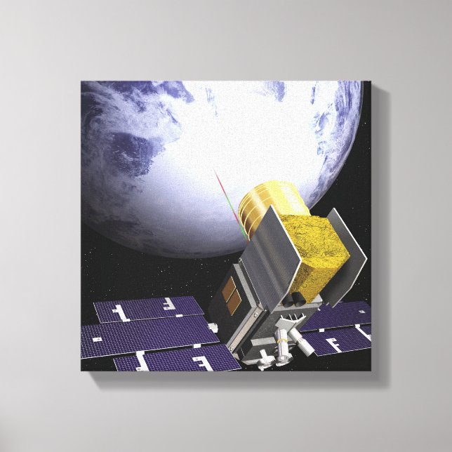 Das Konzept des Künstlers von Eis, Cloud Leinwanddruck (Vorderseite)