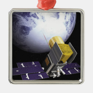 Das Konzept des Künstlers von Eis, Cloud Silbernes Ornament