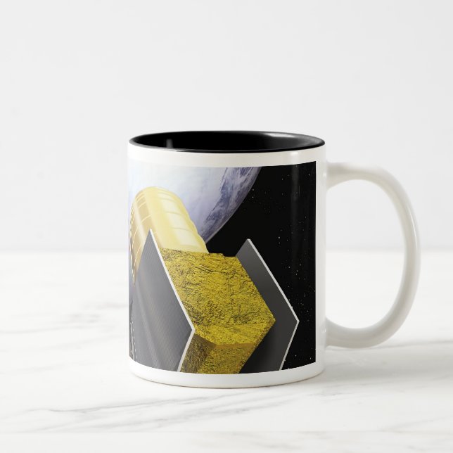 Das Konzept des Künstlers von Eis, Cloud Zweifarbige Tasse (Rechts)