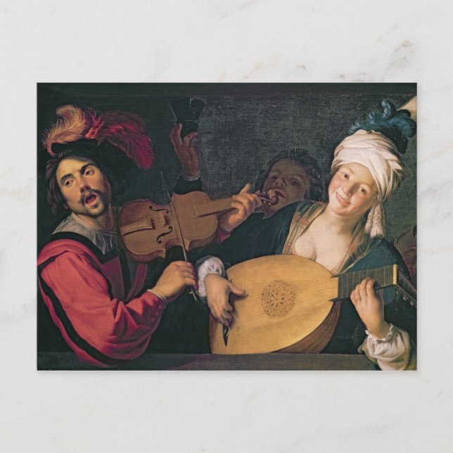 Das Konzert 2 Postkarte (Vorderseite)