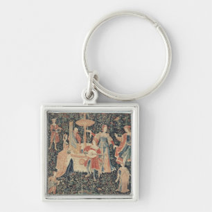 Das Konzert am Brunnen Schlüsselanhänger