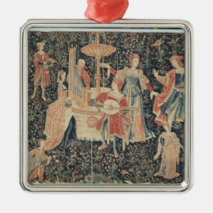Das Konzert am Brunnen Silbernes Ornament